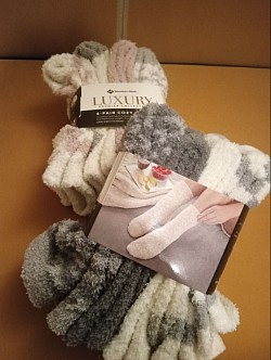 Women's fluffy socks 🧦 $10.00 each