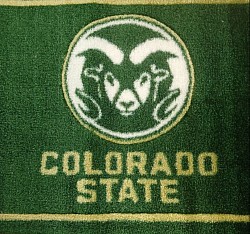 Colorado state throw rug $30.00