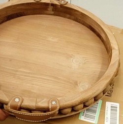 Wooden serving tray $20.00