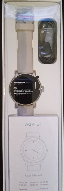 Grey smart watch capatible with android/Apple $35.00